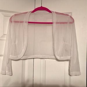 Chiffon shrug
